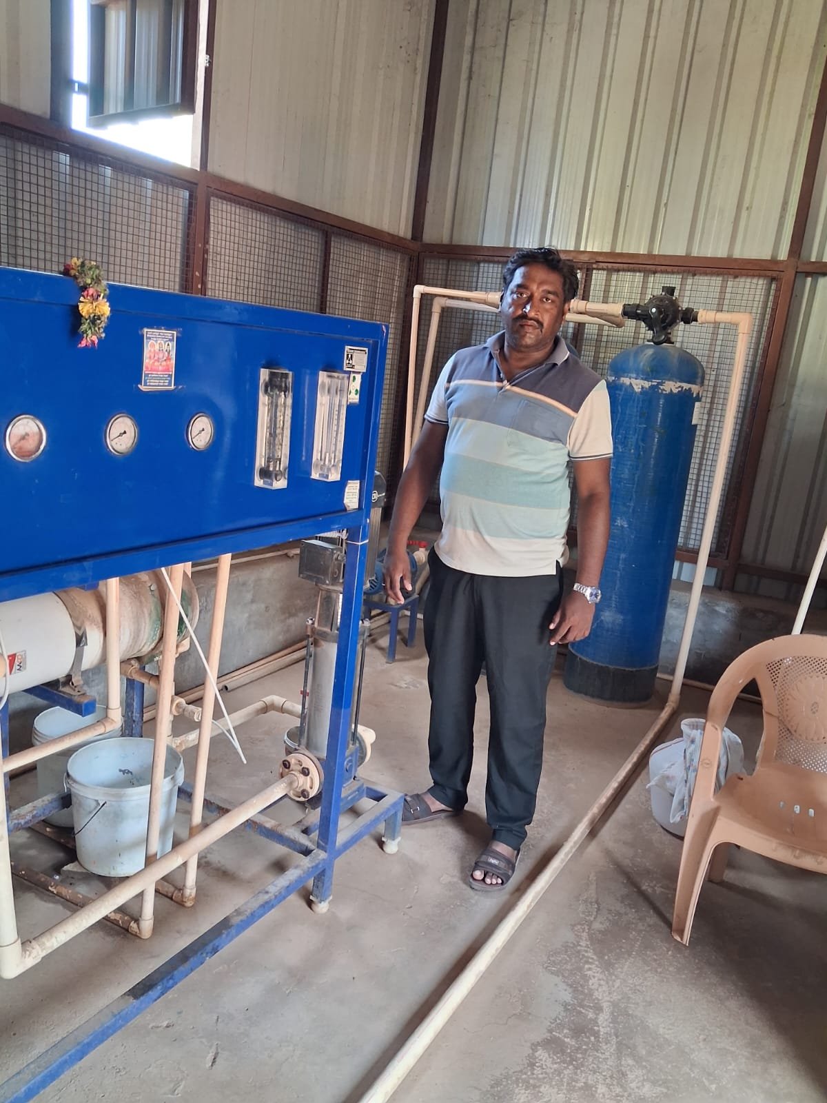 Industrial RO Plant Installation with Site Engineer