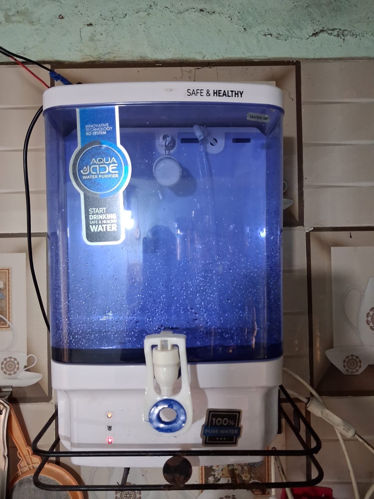 VARAM AquaPure Blue Transparent Tank RO