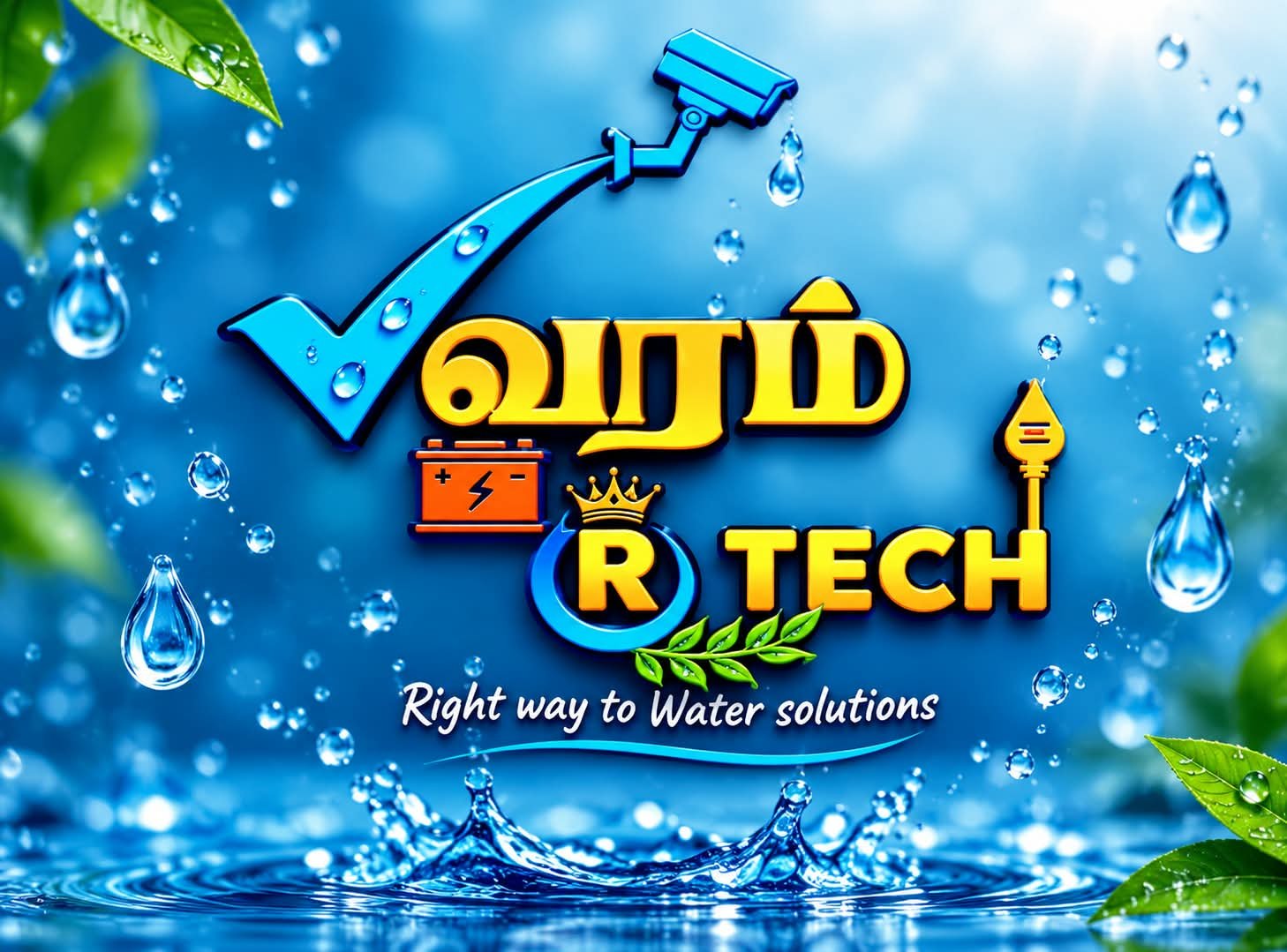 VARAM R TECH Official 3D Brand Logo